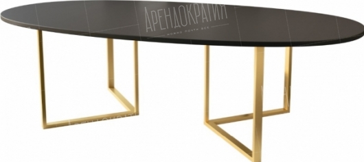 Стол Affari Black & Gold в аренду